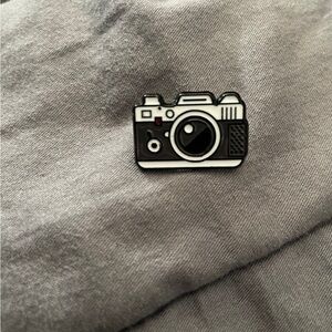 Retro Camera Enamel Pin • Classic • Old School • Vintage Style • Flare